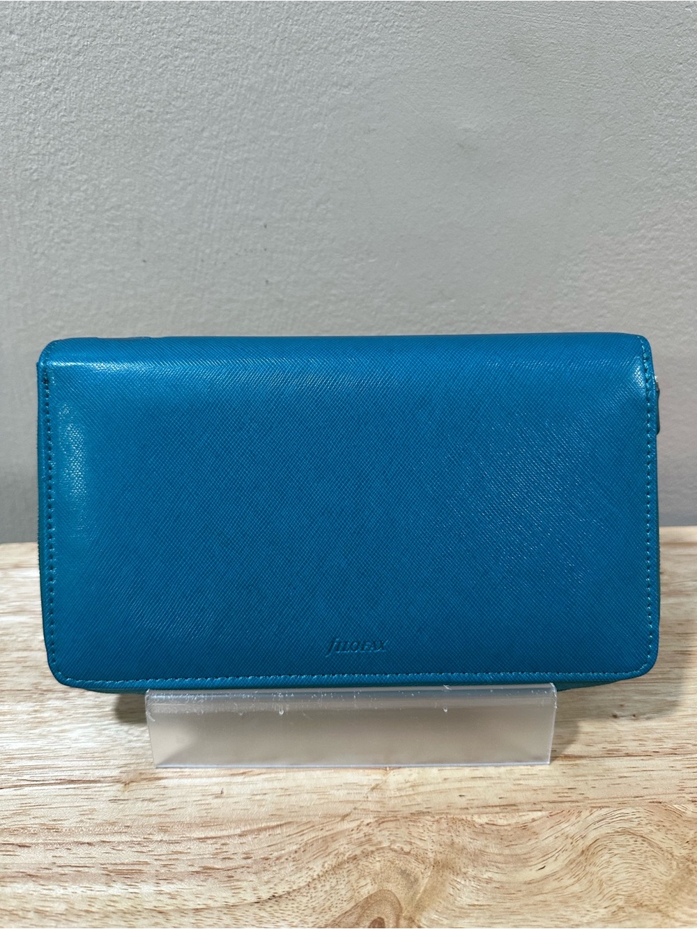 filoFAX Teal Saffiano Compact Organiser